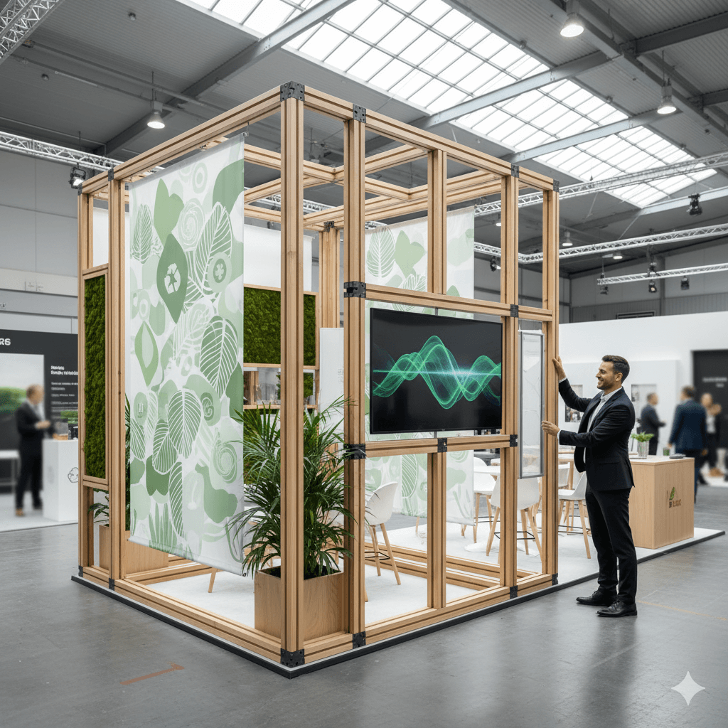 sustainable exhibition stand - t3 systems